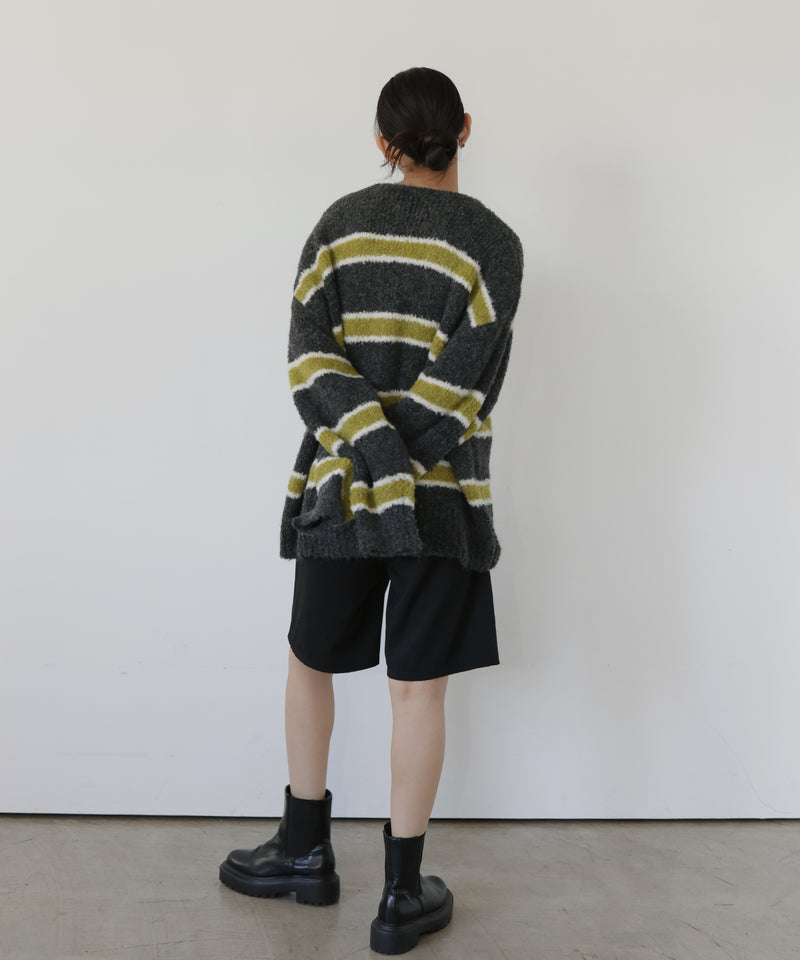 ブークレボーダーニットプルオーバー