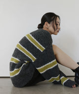 ブークレボーダーニットプルオーバー