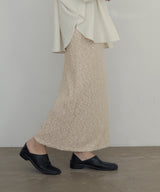 MIXヤーンスラブニットタイトスカート