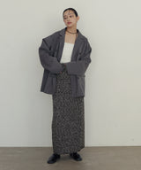 MIXヤーンスラブニットタイトスカート