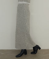 MIXヤーンスラブニットタイトスカート