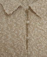 MIXヤーンポロニットカーディガン