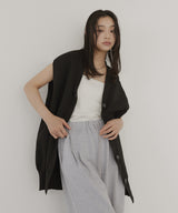 【4月中旬予約商品】オーバーサイズニットジレ