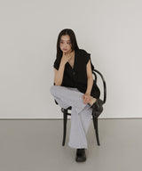 【4月中旬予約商品】オーバーサイズニットジレ