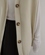 【4月中旬予約商品】オーバーサイズニットジレ