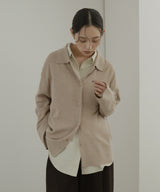 ポロニットカーディガン