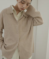 ポロニットカーディガン