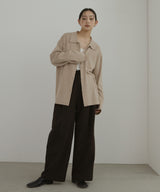 ポロニットカーディガン