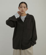 ポロニットカーディガン