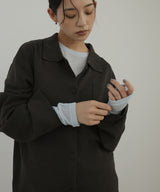 ポロニットカーディガン