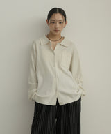 ポロニットカーディガン