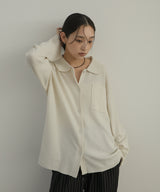 ポロニットカーディガン