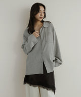 ポロニットカーディガン