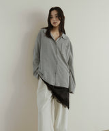 ポロニットカーディガン