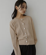 ニュアンスボタンカーディガン