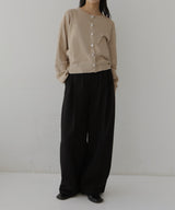 ニュアンスボタンカーディガン