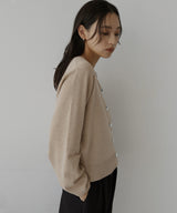 ニュアンスボタンカーディガン