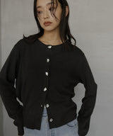 ニュアンスボタンカーディガン