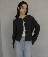 ニュアンスボタンカーディガン