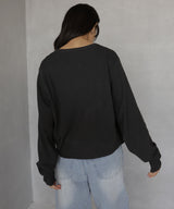 ニュアンスボタンカーディガン