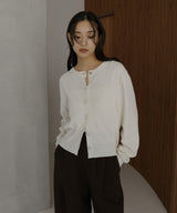 ニュアンスボタンカーディガン