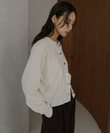 ニュアンスボタンカーディガン