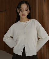 ニュアンスボタンカーディガン