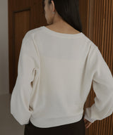 ニュアンスボタンカーディガン