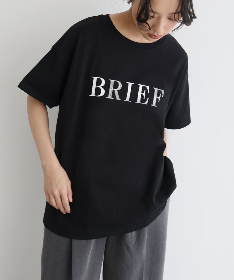 【5月上旬お届け】ポイント刺繍ロゴTシャツ
