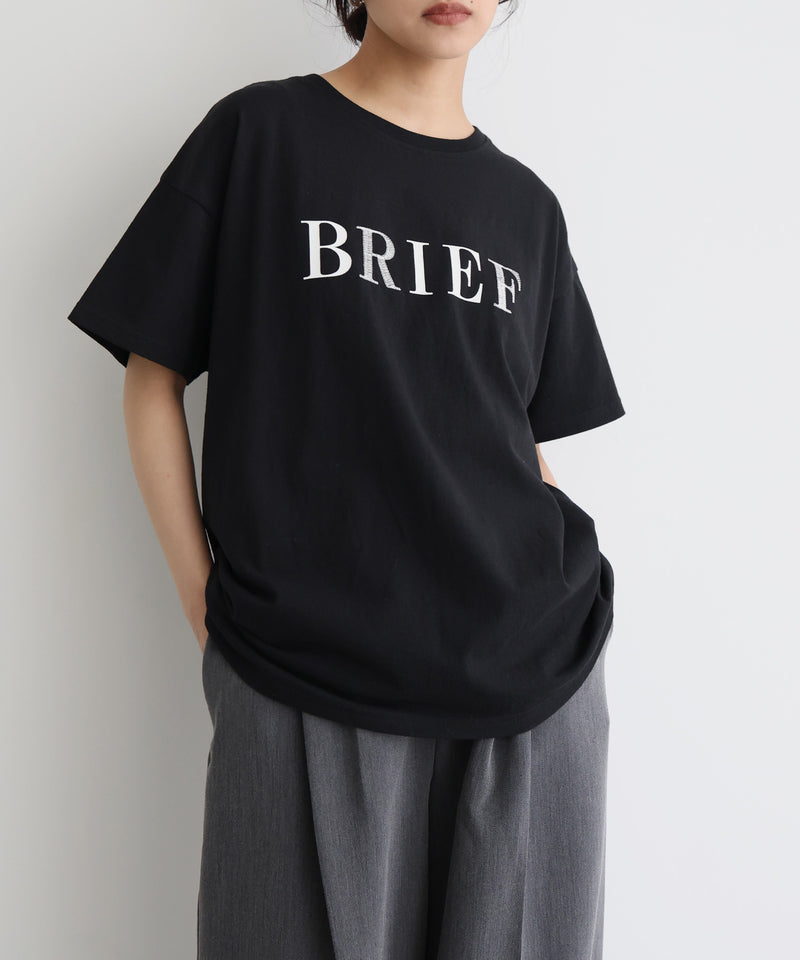 【5月上旬お届け】ポイント刺繍ロゴTシャツ