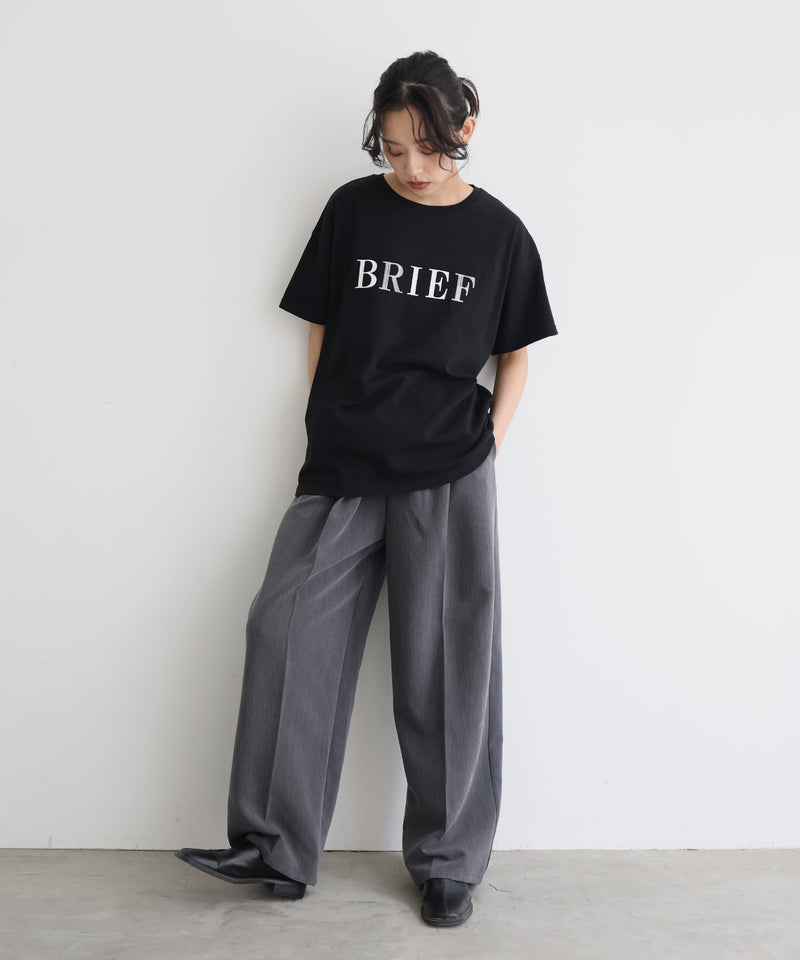 【5月上旬お届け】ポイント刺繍ロゴTシャツ