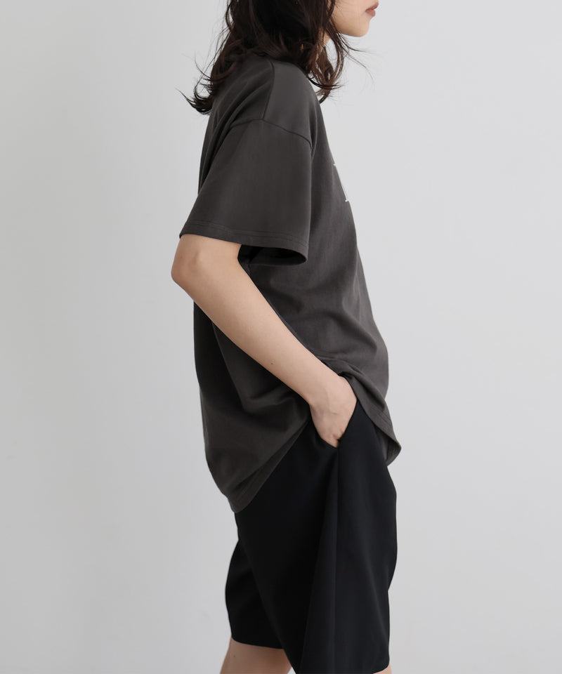 【5月上旬お届け】ポイント刺繍ロゴTシャツ