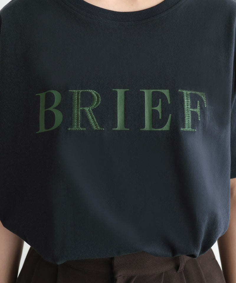 【5月上旬お届け】ポイント刺繍ロゴTシャツ