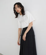 【5月上旬お届け】ポイント刺繍ロゴTシャツ