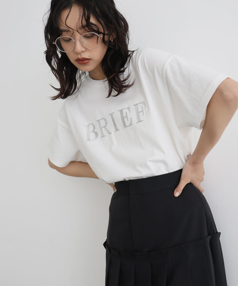 【5月上旬お届け】ポイント刺繍ロゴTシャツ