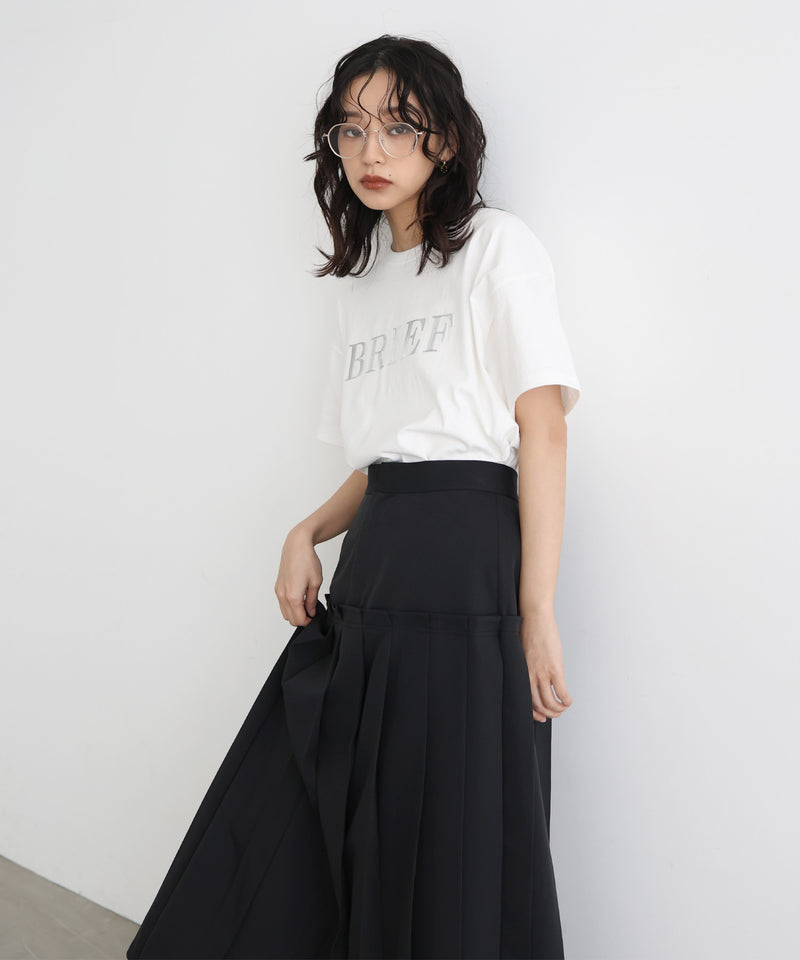 【5月上旬お届け】ポイント刺繍ロゴTシャツ