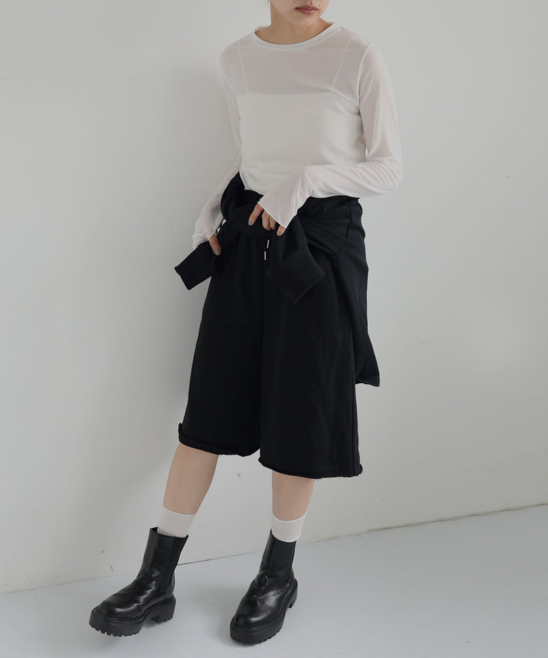 刺繍ロゴ ポロスウェットプルオーバー