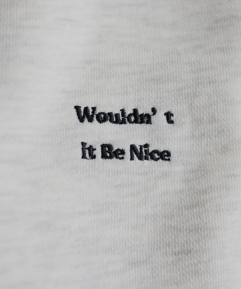 刺繍ロゴ ポロスウェットプルオーバー