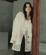 ジャガードレースキャミワンピース