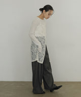 ジャガードレースキャミワンピース