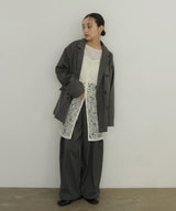 ジャガードレースキャミワンピース