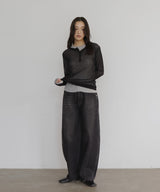 シアーヘンリーレイヤードトップス