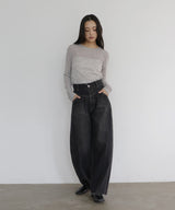 シアーヘンリーレイヤードトップス