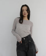 シアーヘンリーレイヤードトップス