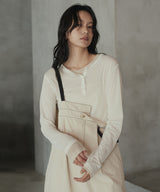 シアーヘンリーレイヤードトップス