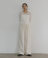 シアーヘンリーレイヤードトップス