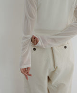 シアーヘンリーレイヤードトップス