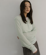 シアーヘンリーレイヤードトップス