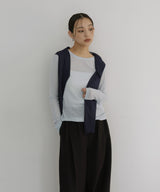 シアーヘンリーレイヤードトップス