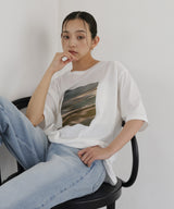 マーブルフォトTシャツ
